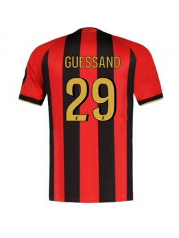 OGC Nice Evann Guessand #29 Replika Hemmakläder 2024-25 Kortärmad